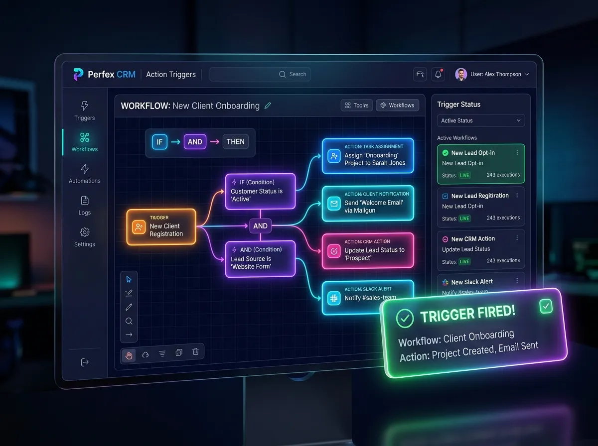 Visual Workflow Builder UI