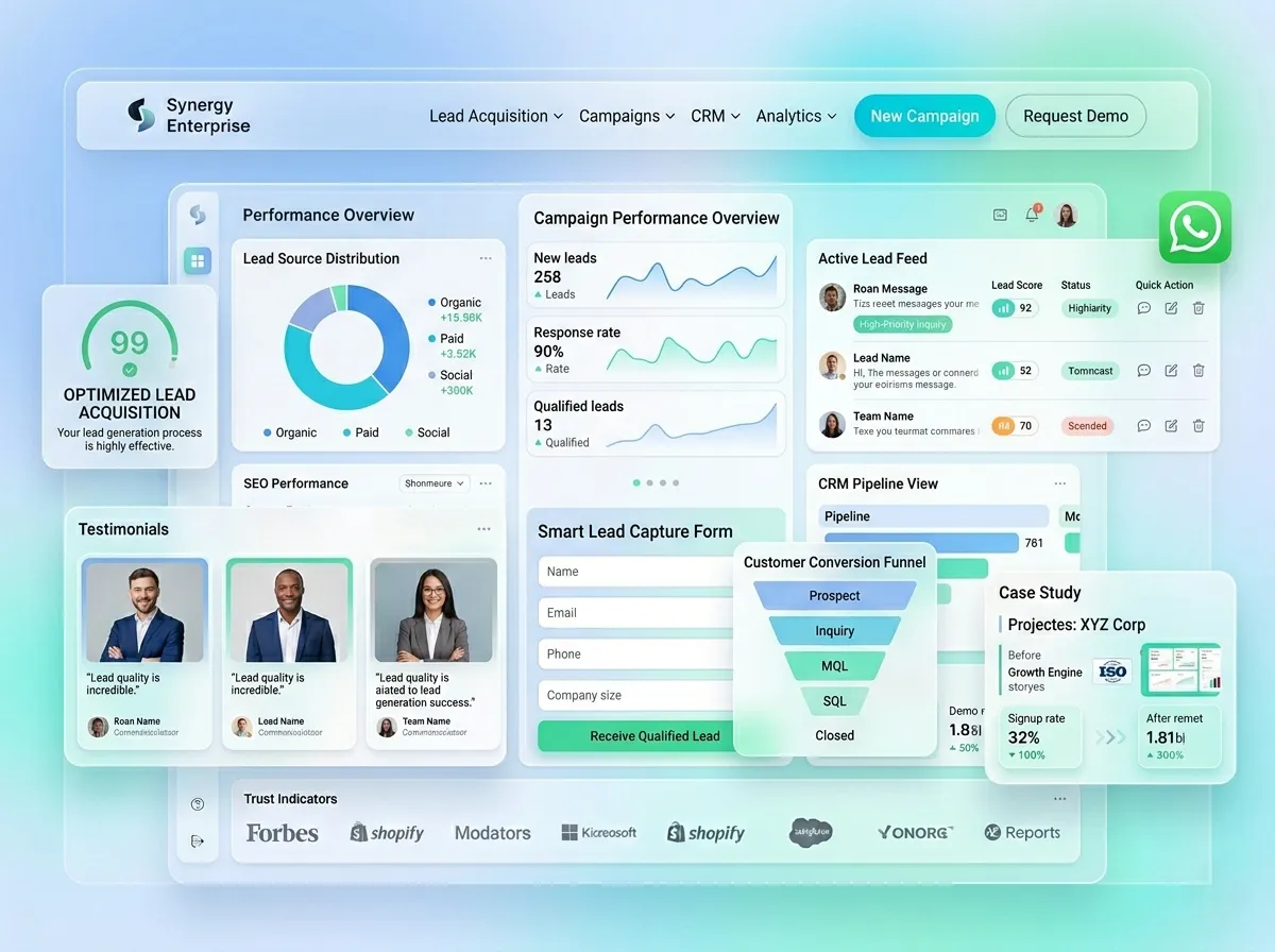 Lead Generation Forms and Analytics