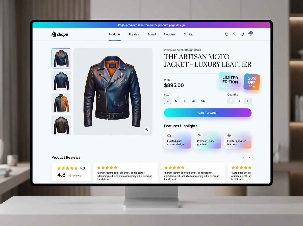WooCommerce Product Page Design