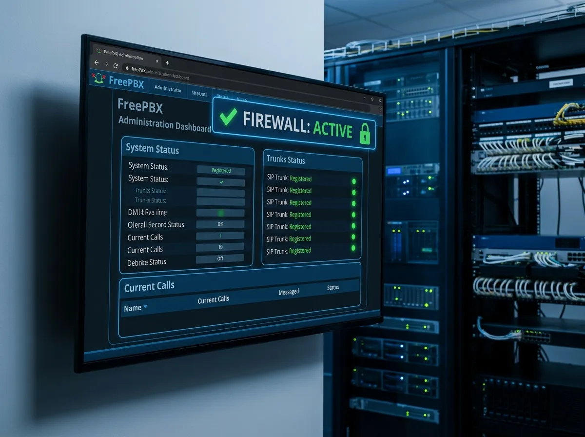 FreePBX Administration Dashboard