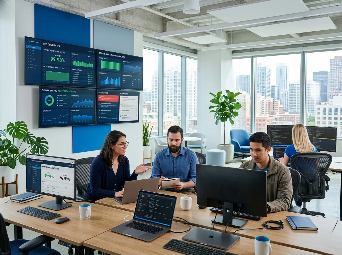 Website Maintenance Dashboard