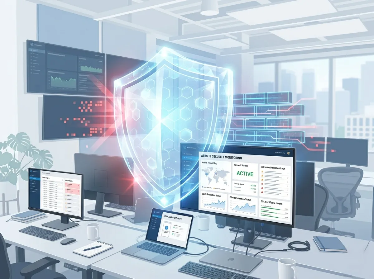 Website Security and Firewall Monitoring