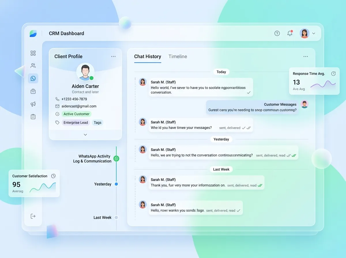 WhatsApp Chat Log in Perfex
